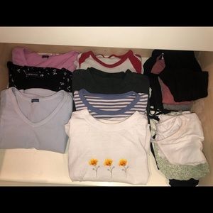 BRANDY MELVILLE TOPS AND SKIRTS